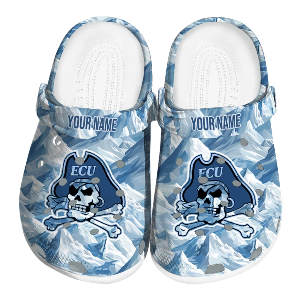 custom east carolina pirates mountain artwork clogs best selling custom east carolina pirates mountain artwork clogs best selling