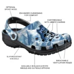 custom east carolina pirates mountain artwork clogs best selling