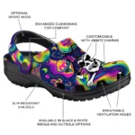 custom east carolina pirates swirling mushrooms clogs best selling