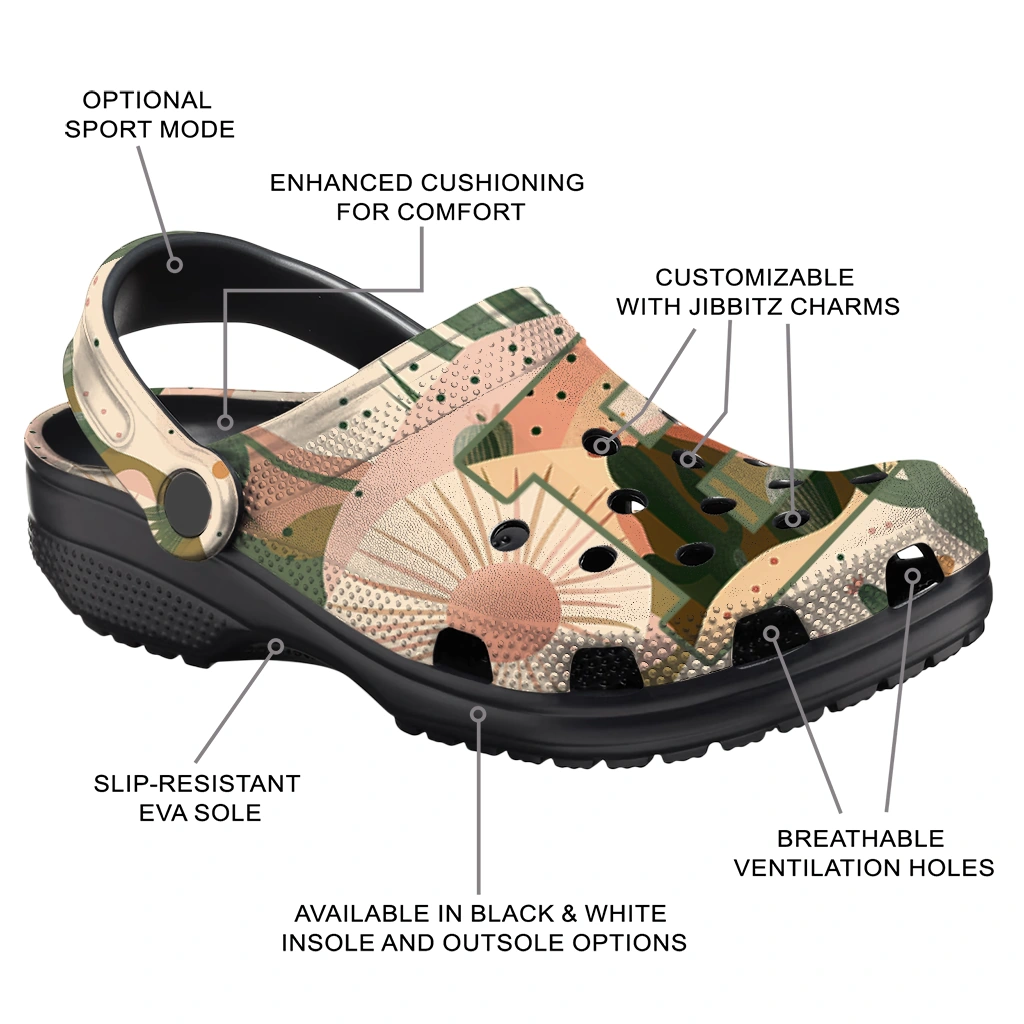 custom eastern michigan eagles desert cactus pattern clogs new arrival custom eastern michigan eagles desert cactus pattern clogs new arrival