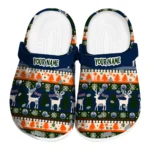 custom edmonton oilers christmas motif clogs best selling