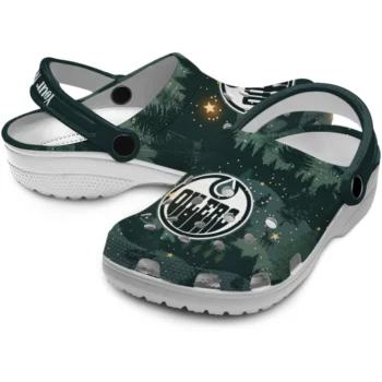 custom edmonton oilers deer nightscape clogs high quality