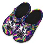 custom edmonton oilers swirling mushrooms clogs best selling