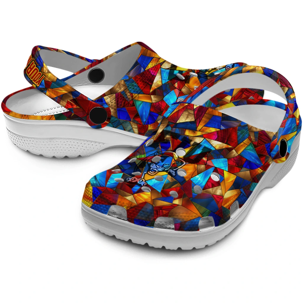 custom fiu panthers prism pieces clogs high quality custom fiu panthers prism pieces clogs high quality