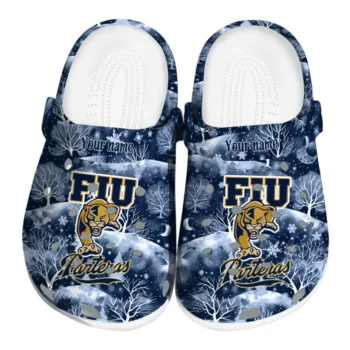 custom fiu panthers snowy hills clogs best selling