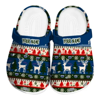 custom florida atlantic owls christmas motif clogs best selling
