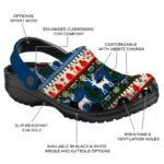 custom florida atlantic owls christmas motif clogs best selling