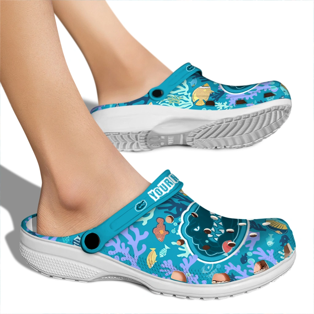 custom florida gators tropical fish ocean clogs fashion forward custom florida gators tropical fish ocean clogs fashion forward