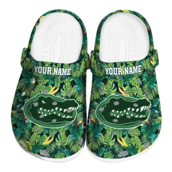 custom florida gators tropical leaves clogs best selling