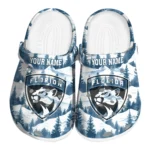 custom florida panthers snowy mountains clogs best selling
