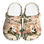 custom florida state seminoles desert cactus pattern clogs best selling