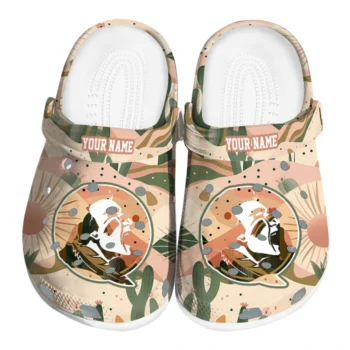 custom florida state seminoles desert cactus pattern clogs best selling