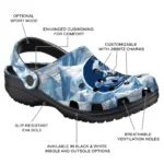 custom florida state seminoles mountain artwork clogs best selling