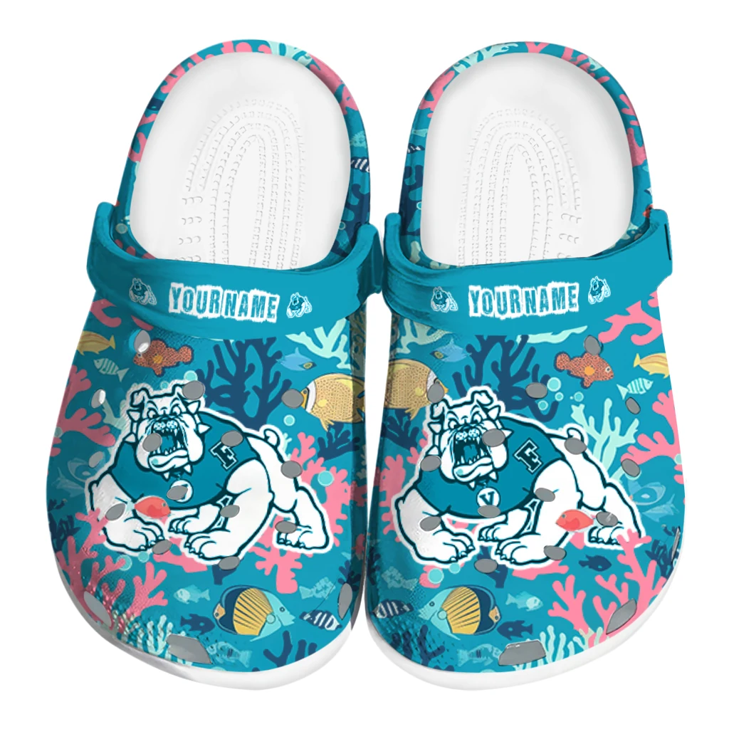 custom fresno state bulldogs tropical fish ocean clogs best selling custom fresno state bulldogs tropical fish ocean clogs best selling