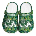 custom fresno state bulldogs tropical leaves clogs best selling