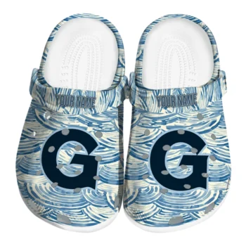 custom georgetown hoyas sea swirls clogs best selling