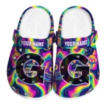 custom georgetown hoyas swirling mushrooms clogs best selling