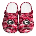 custom georgia bulldogs snowy hills clogs best selling