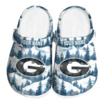custom georgia bulldogs snowy mountains clogs best selling