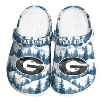 custom georgia bulldogs snowy mountains clogs best selling