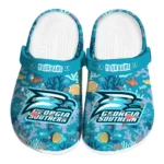 custom georgia southern eagles tropical fish ocean clogs best selling