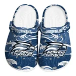 custom georgia southern eagles wave flow clogs best selling