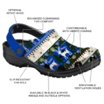custom georgia state panthers christmas motif clogs best selling