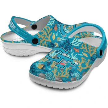 custom georgia tech yellow jackets tropical fish ocean clogs high quality