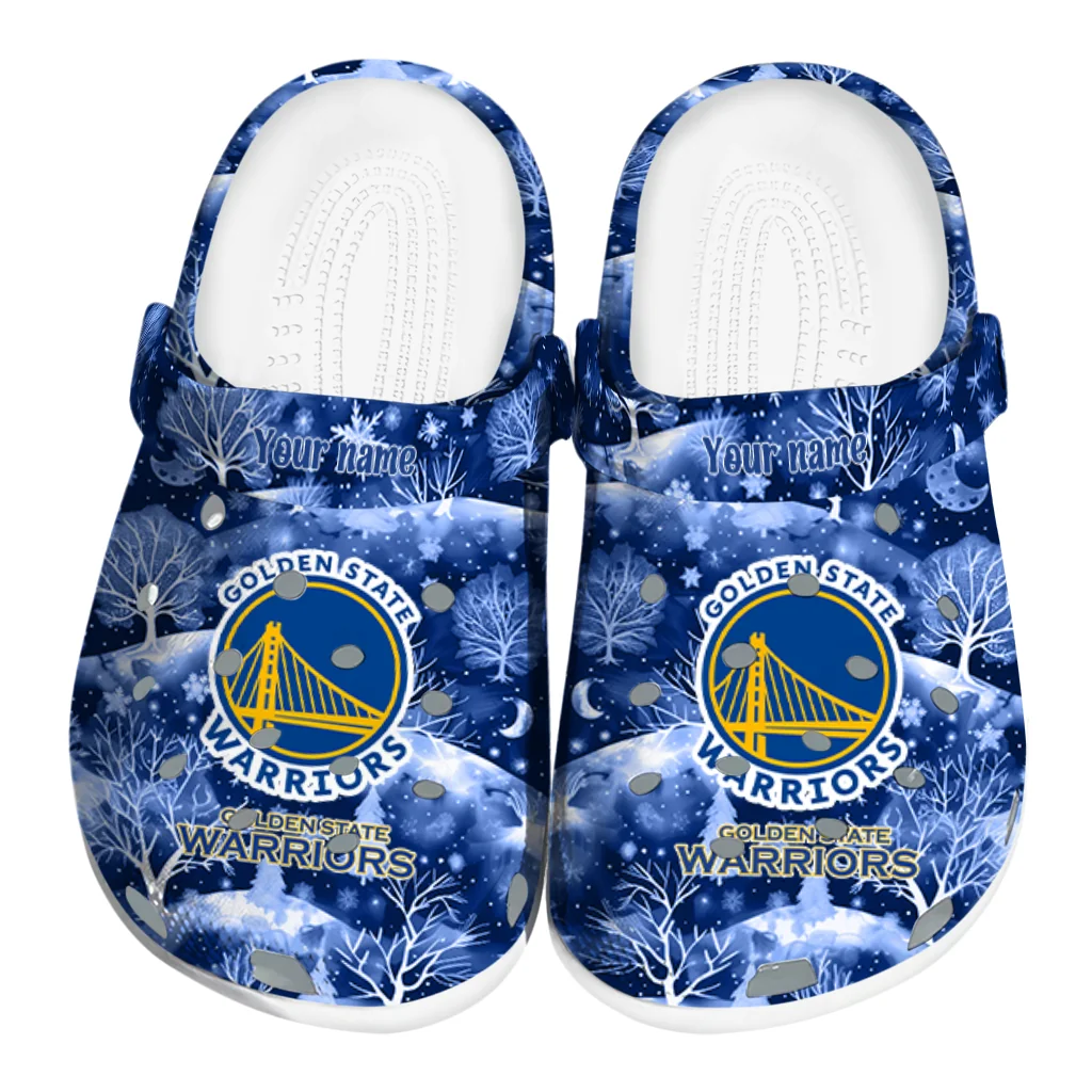 custom golden state warriors snowy hills clogs best selling custom golden state warriors snowy hills clogs best selling