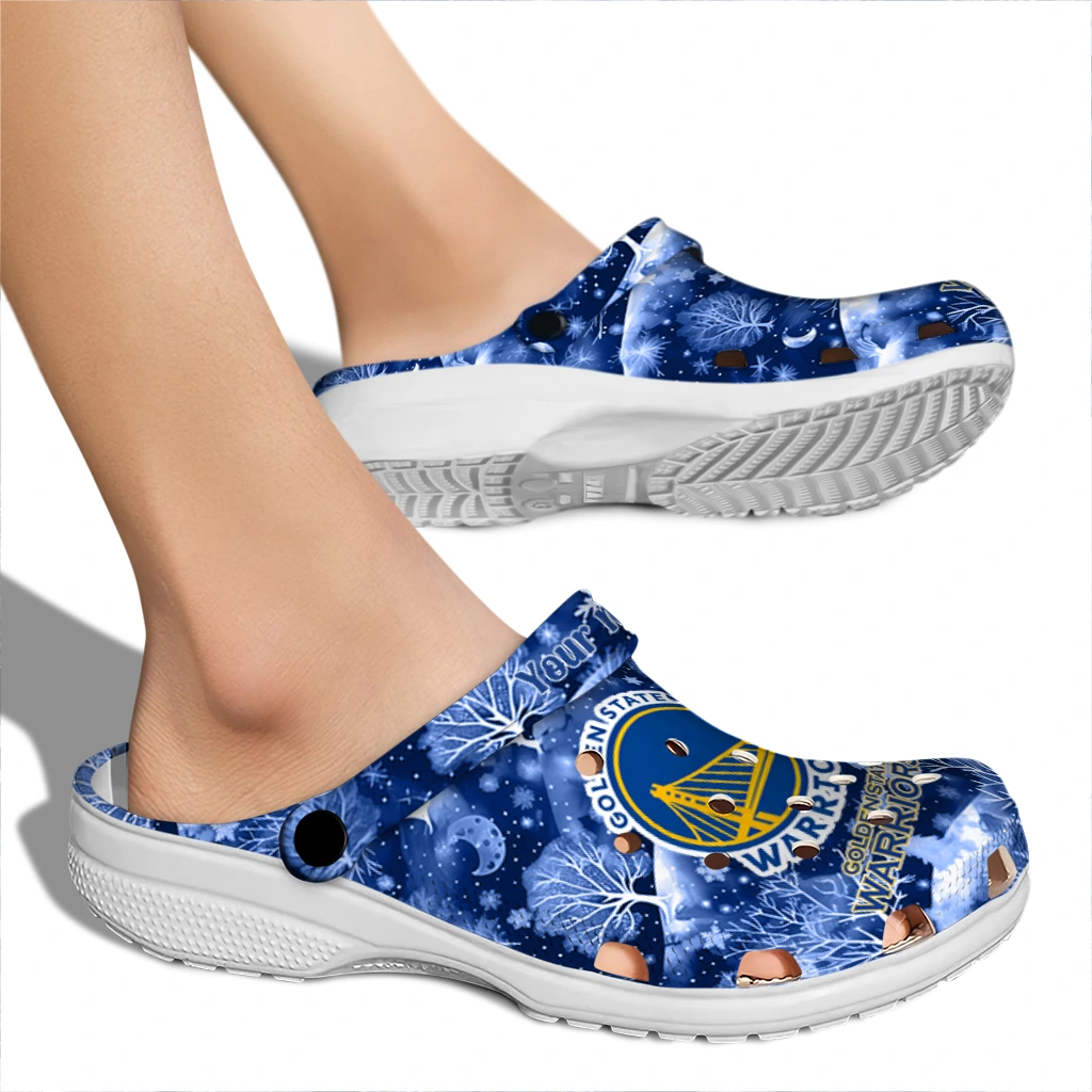 custom golden state warriors snowy hills clogs fashion forward custom golden state warriors snowy hills clogs fashion forward