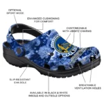 custom golden state warriors snowy hills clogs best selling