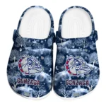 custom gonzaga bulldogs snowy hills clogs best selling