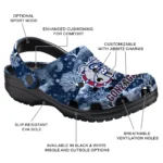 custom gonzaga bulldogs snowy hills clogs best selling