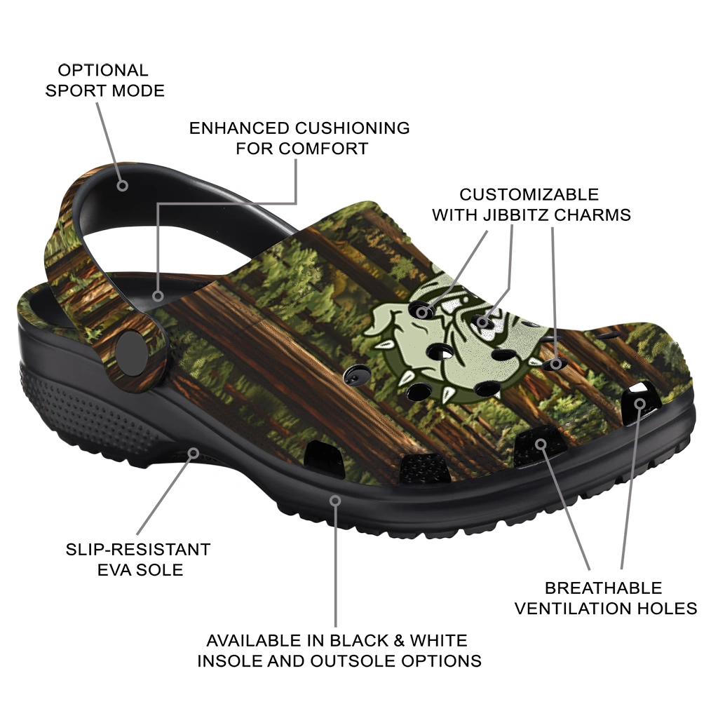custom gonzaga bulldogs woods forest designs clogs new arrival custom gonzaga bulldogs woods forest designs clogs new arrival