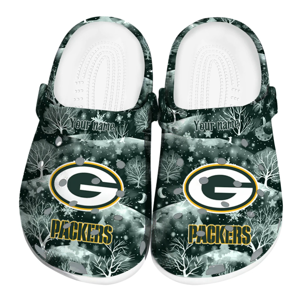 custom green bay packers snowy hills clogs best selling custom green bay packers snowy hills clogs best selling