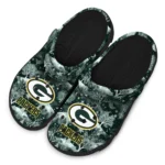custom green bay packers snowy hills clogs best selling