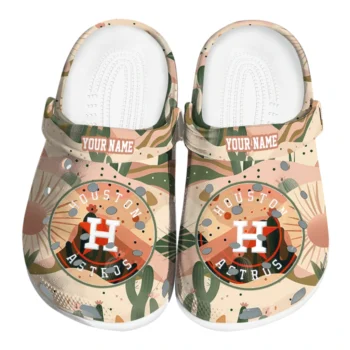 custom houston astros desert cactus pattern clogs best selling