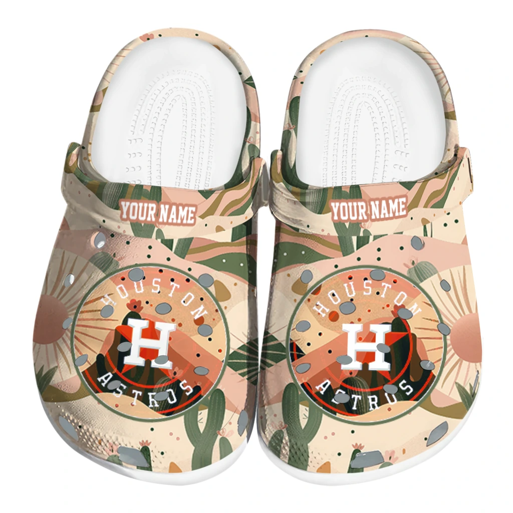 custom houston astros desert cactus pattern clogs best selling custom houston astros desert cactus pattern clogs best selling