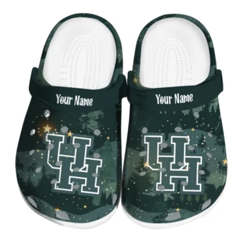 custom houston cougars deer nightscape clogs best selling