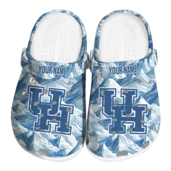 custom houston cougars mountain artwork clogs best selling