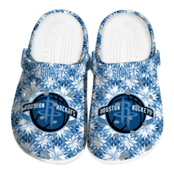 custom houston rockets snowflake mosaic clogs best selling
