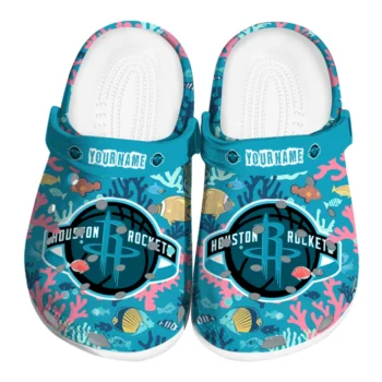 custom houston rockets tropical fish ocean clogs best selling