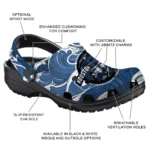 custom houston rockets wave flow clogs best selling