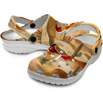 custom houston texans desert layers clogs high quality