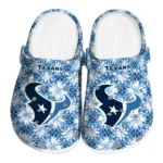 custom houston texans snowflake mosaic clogs best selling