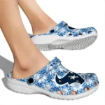 custom houston texans snowflake mosaic clogs best selling
