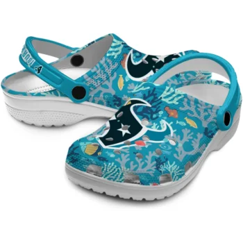 custom houston texans tropical fish ocean clogs high quality