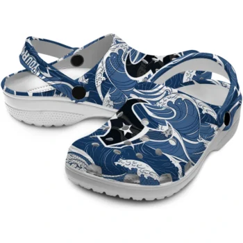custom houston texans wave flow clogs high quality