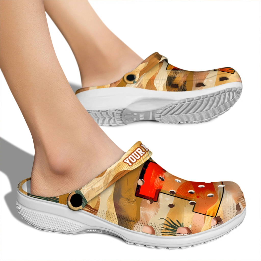 custom illinois fighting illini desert layers clogs fashion forward custom illinois fighting illini desert layers clogs fashion forward
