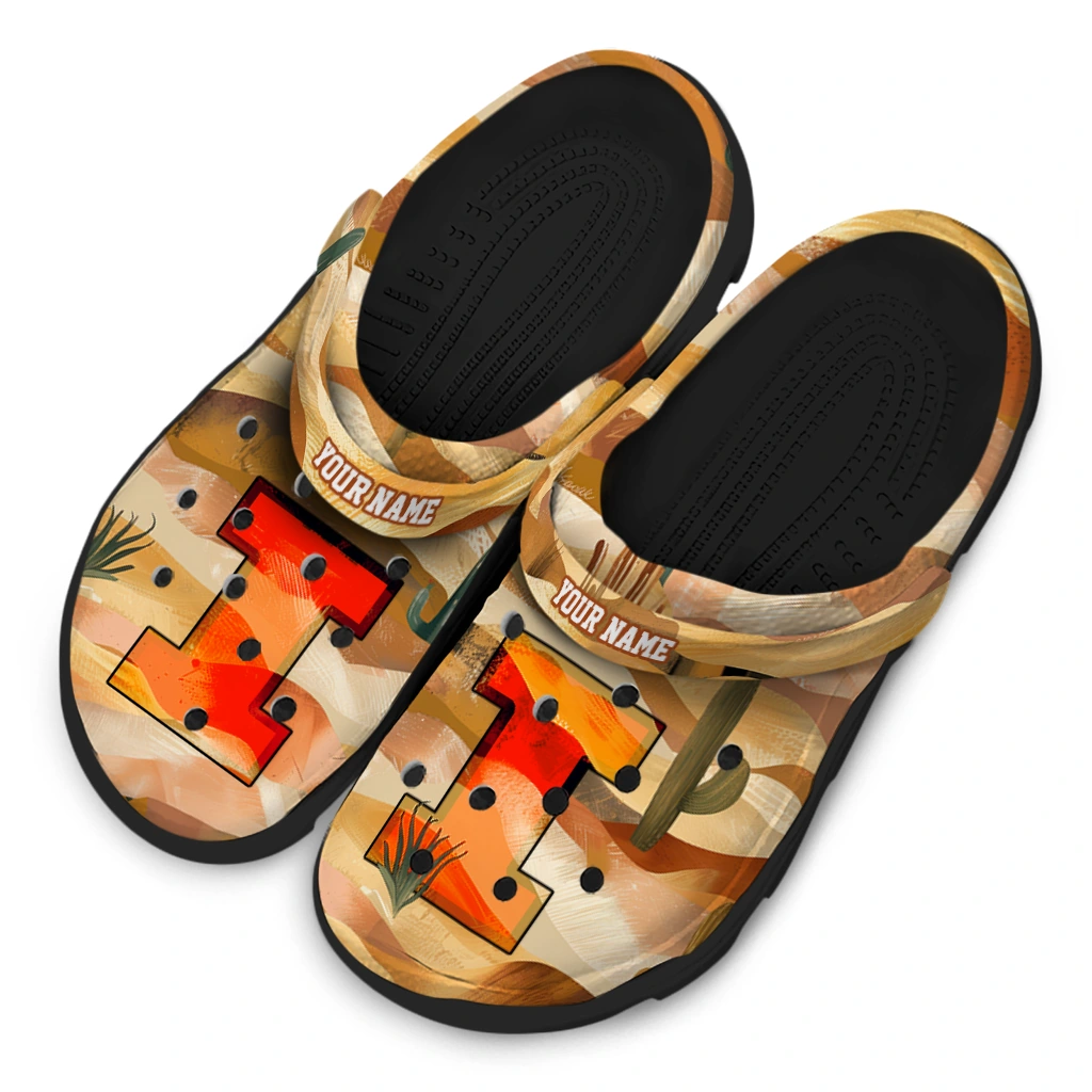 custom illinois fighting illini desert layers clogs latest model custom illinois fighting illini desert layers clogs latest model